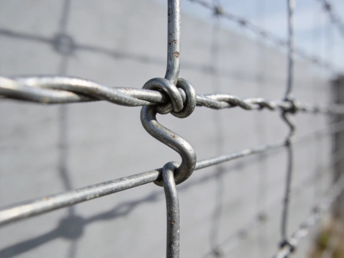 S-knot fence wire joint