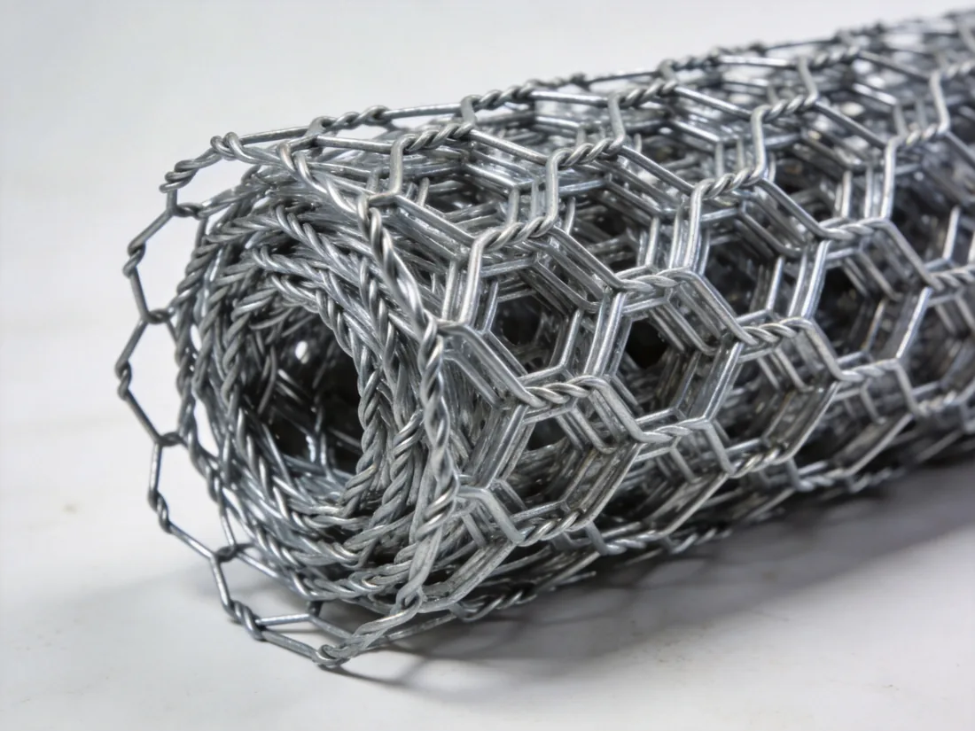 Hexagonal gabion mesh roll