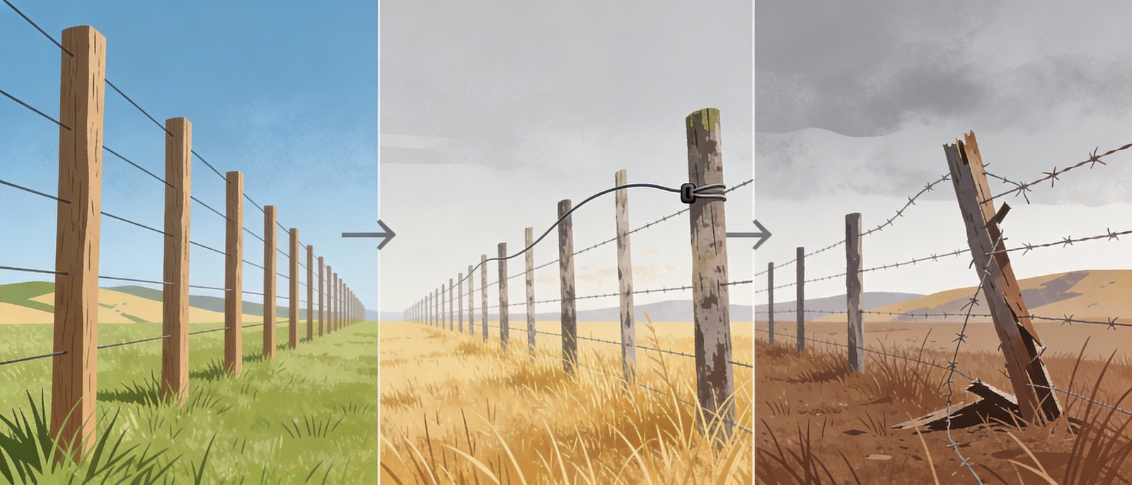 Lifecycle cost comparison of DIY and professional cattle fence installation