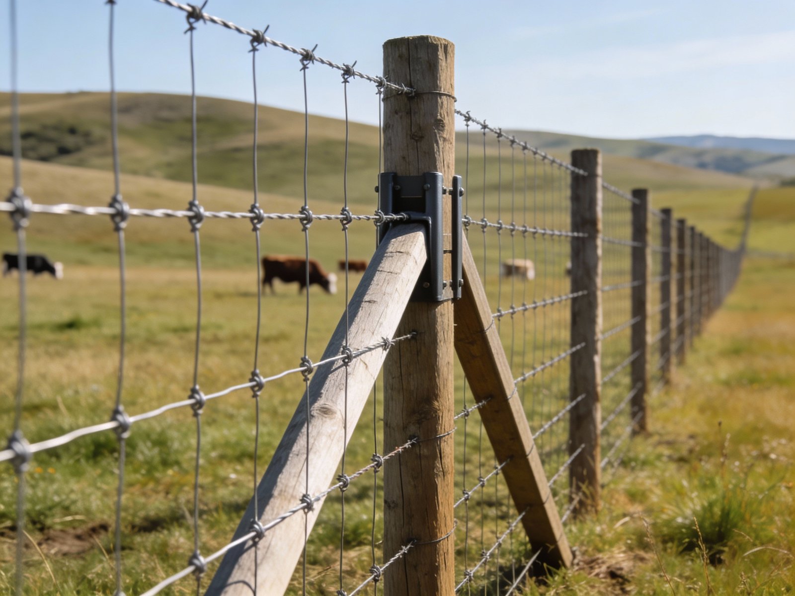 Standards-compliant cattle fence installation using NRCS and ASTM specifications