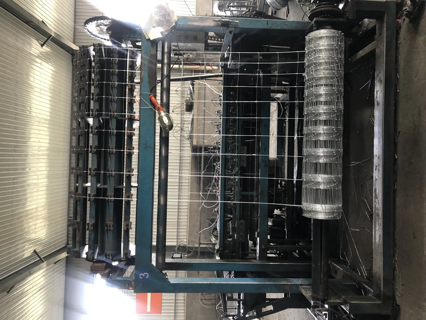 Steel wire coil production on the factory floor