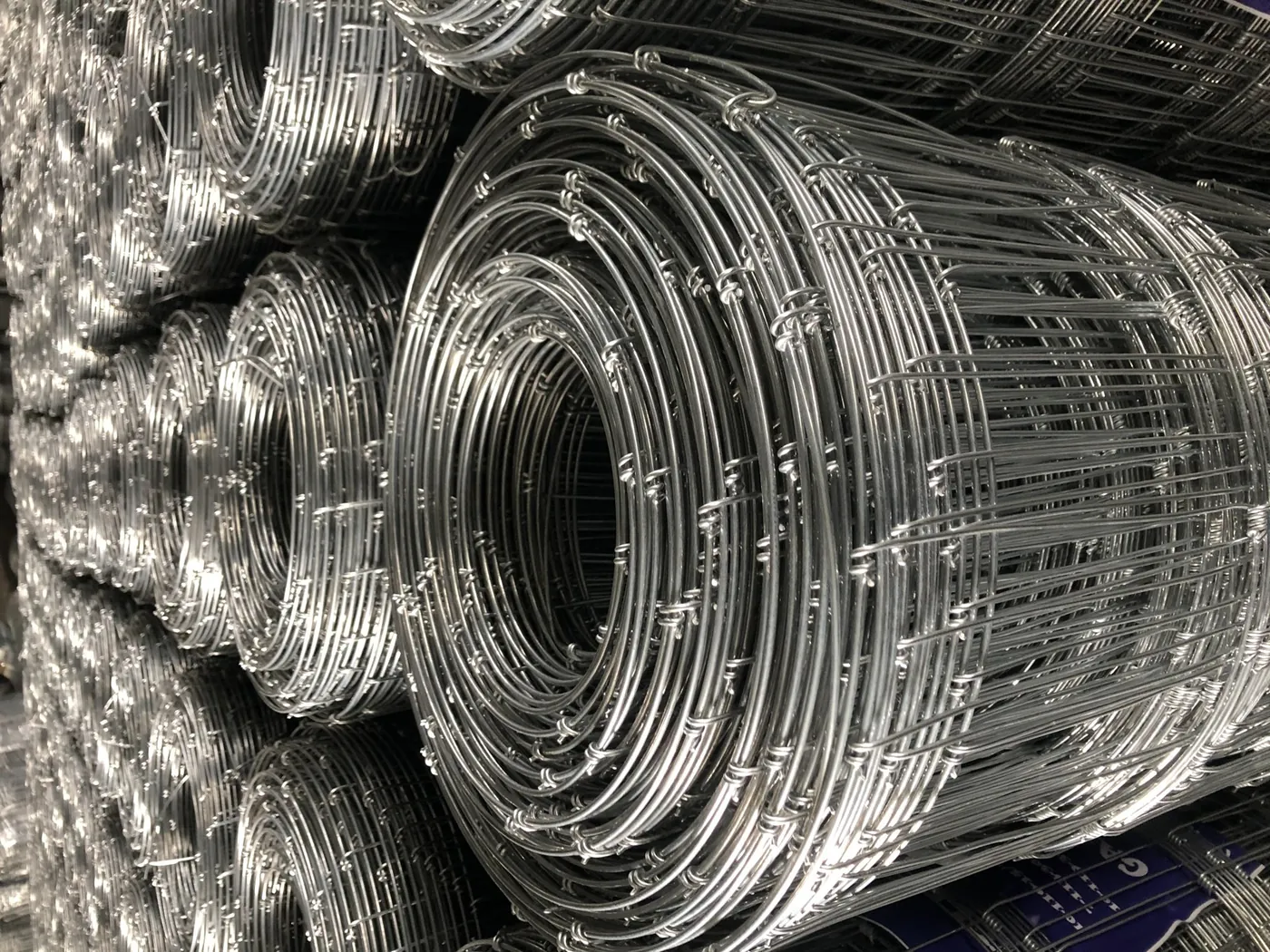 Close-up of drawn steel fence wire showing consistent gauge and surface quality