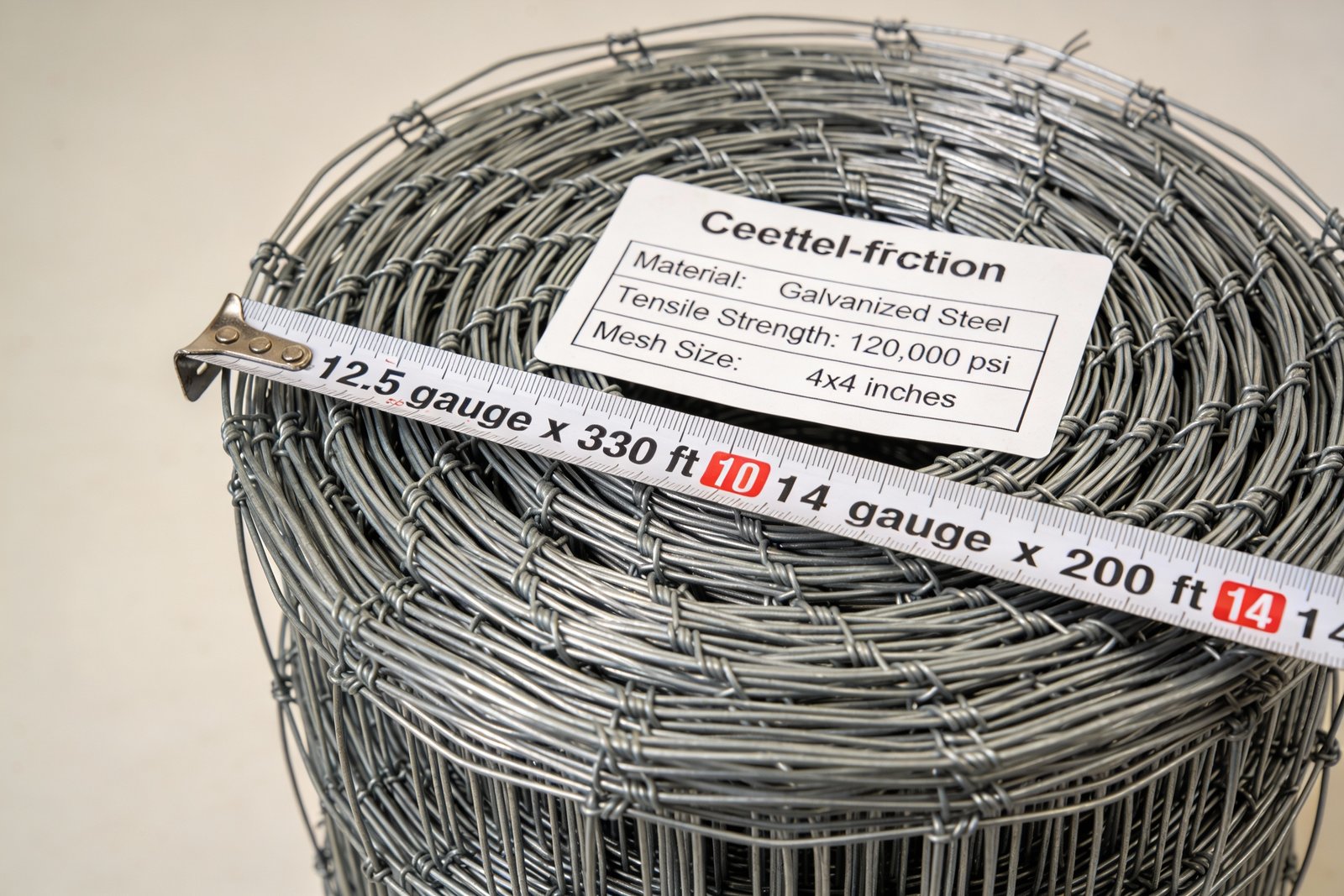 Technical specifications reference for cattle fence wire selection