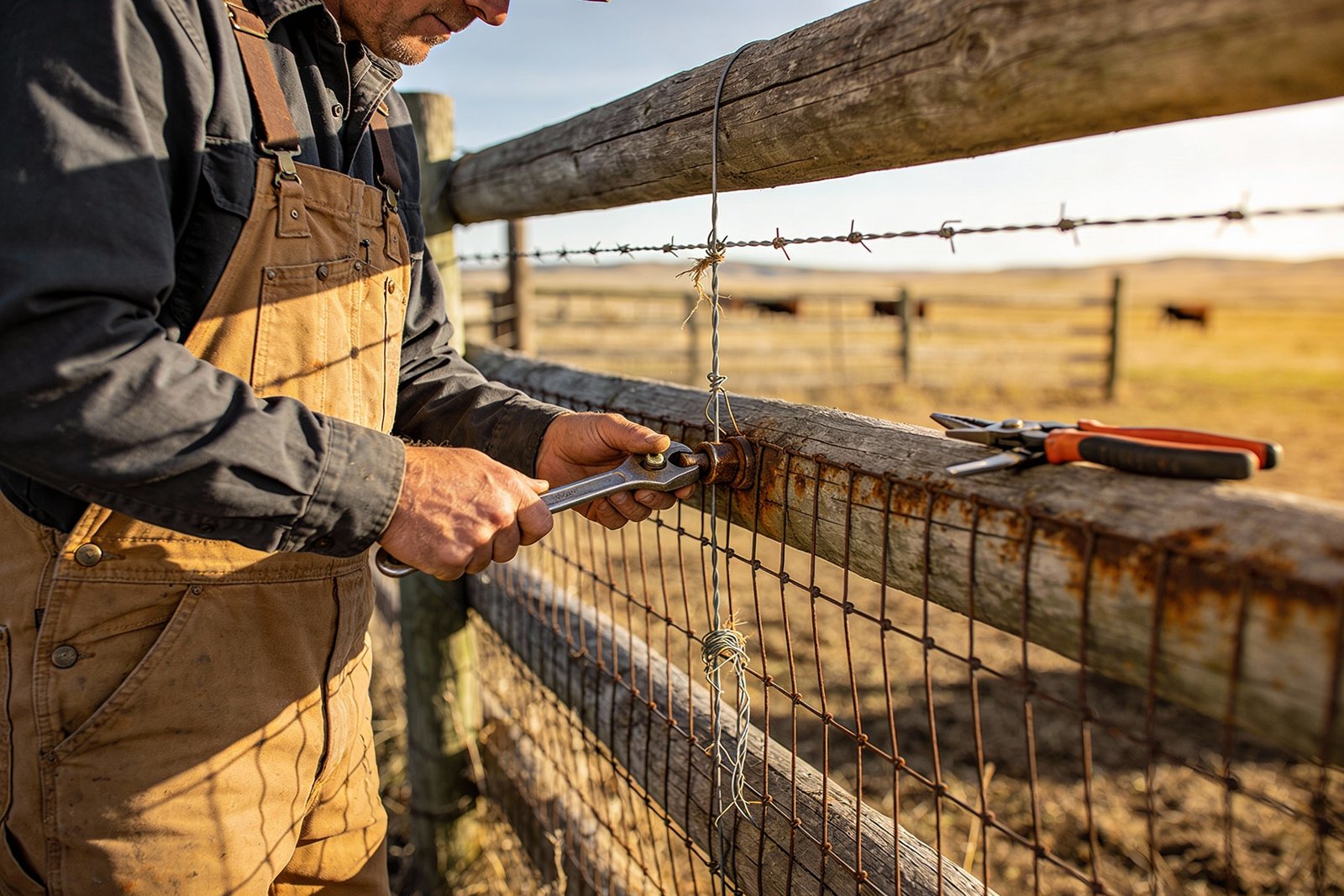 Maintenance inspection and repair procedures for woven fence systems