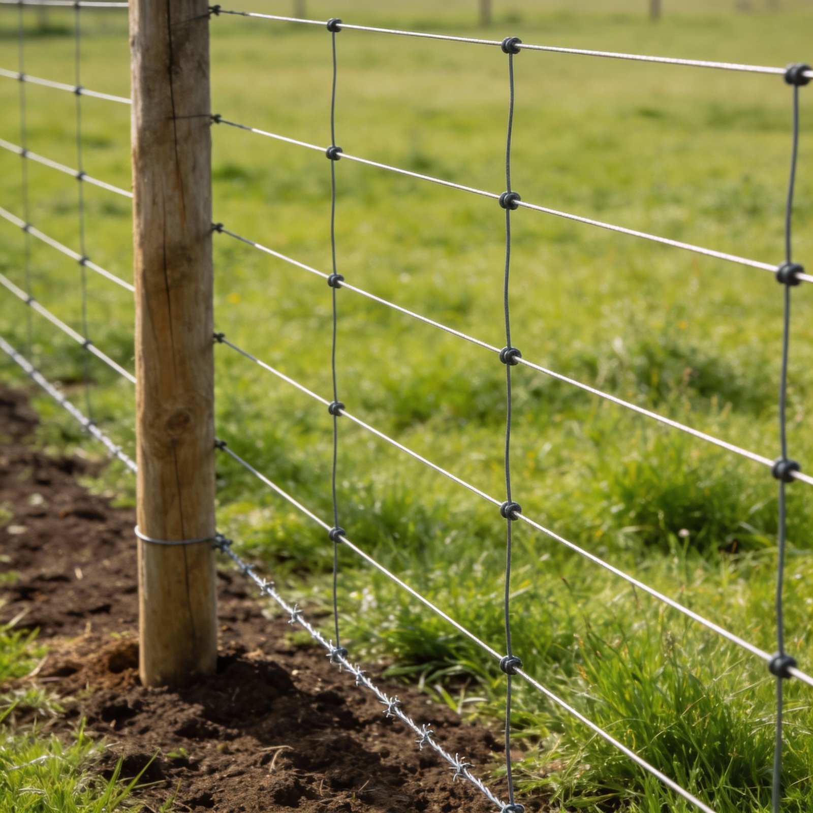 Seven-strand high-density electric fence with close wire spacing for predator exclusion